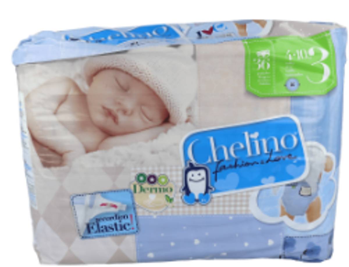PAÑAL INFANTIL CHELINO FASHION & LOVE T- 3 (4 -