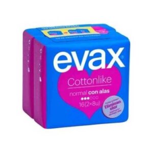 COMPRESAS EVAX COTTONLIKE NORMAL 16U