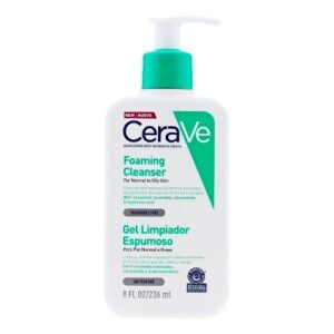 CERAVE GEL LIMPIADOR ESPUMOSO 236 ML.