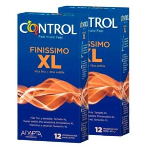 CONTROL FINISSIMO XL PRESERVATIVOS 12 + 12 U PAC