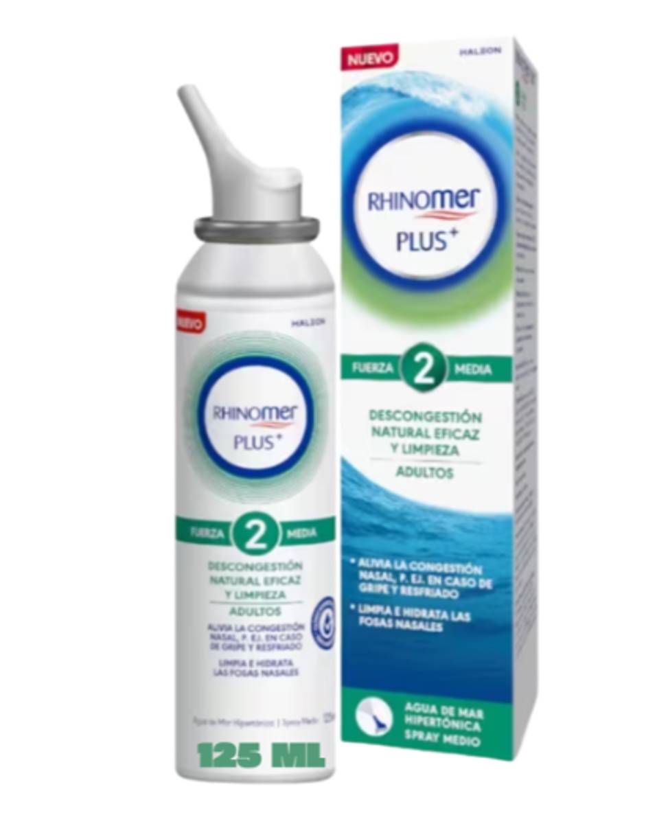 RHINOMER PLUS ADULTOS FUERZA 2 MEDIA 1 SPRAY 125 ml