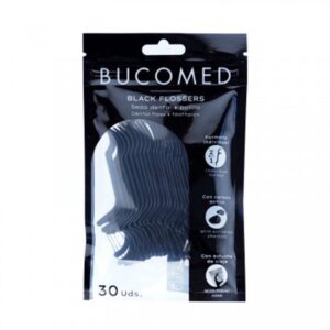 BUCOMED FLOSSERS CARBON ACTIVAD 30 UNDS