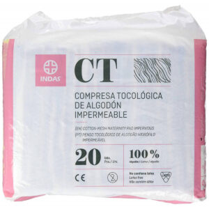 COMPRESAS INDAS DE ALGODON 20 U.I.