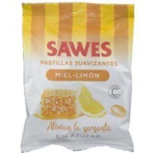 SAWES CARAMELOS BLISTER SIN AZUCAR 1 ENVASE 22 g SABOR MIEL CON LIMON